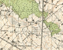 Aviliai_1930_m._žemėlapyje.JPG