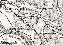 Dovainonys 1911 m. žemėlapyje.jpg