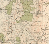 Gansonys_1932_m._žemėlapyje.JPG