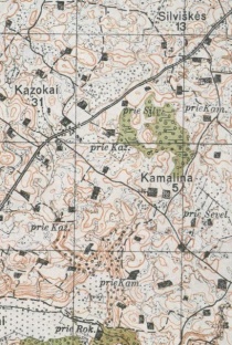 Kamalina_1928_m._žemėlapyje.JPG