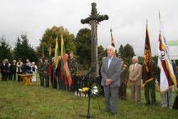 Algirdas Pilkis (DKA partizanų takais, 2013 m., V. Budvyčio nuotr.).JPG