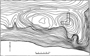 Dovainoniu piliakalnio situacijos planas 1957.jpg