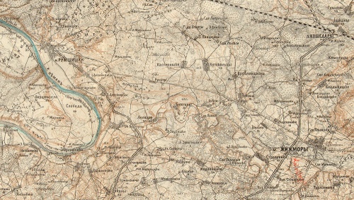 Carinis, 1907 1.84 000 (2 varstai colyje), lapas XII-16 Kosedary.jpg